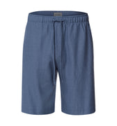 Loungy Summer Organic Cotton Drawstring Shorts | Vintage Indigo 75784-2617